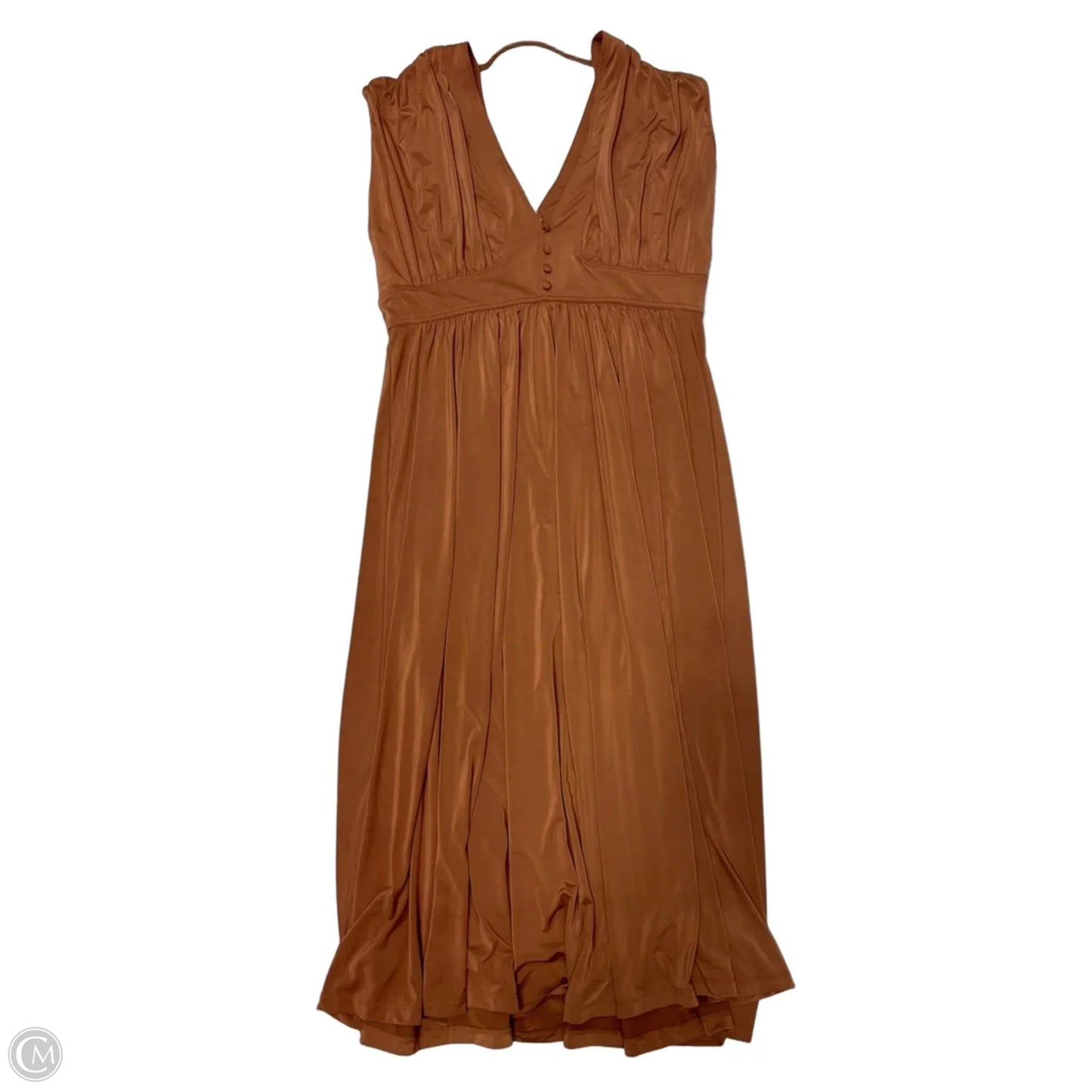 New! Dress Casual Maxi By Anthropologie In Orange, Size: L