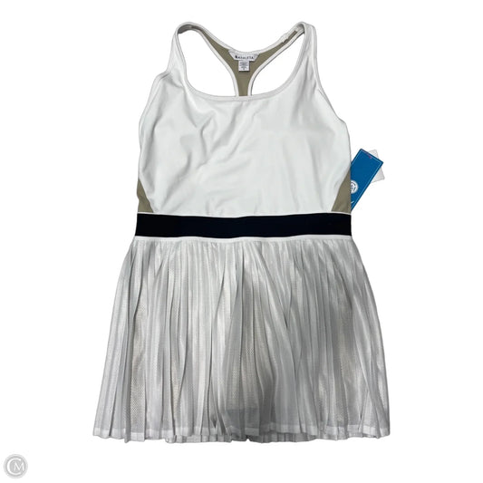 Athletic Dress By Athleta In White, Size: L