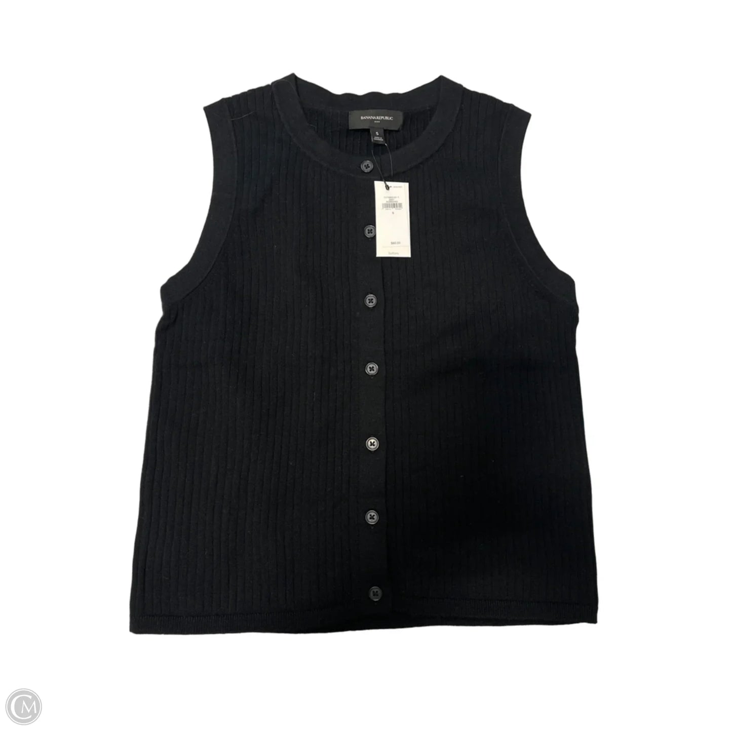New! Top Sleeveless By Banana Republic In Black, Size: S