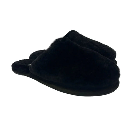 Slippers Designer By UGG In Black, Size: 6