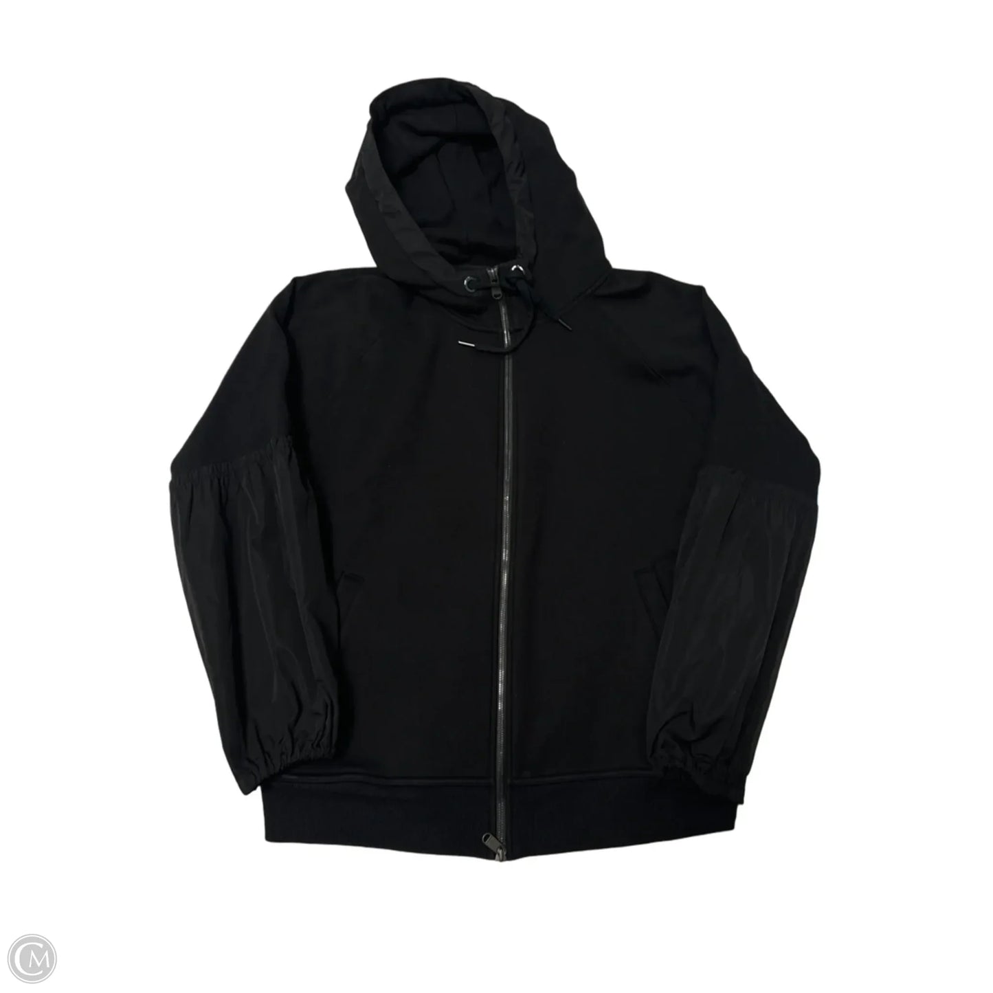 Athletic Jacket By Athleta In Black, Size: M