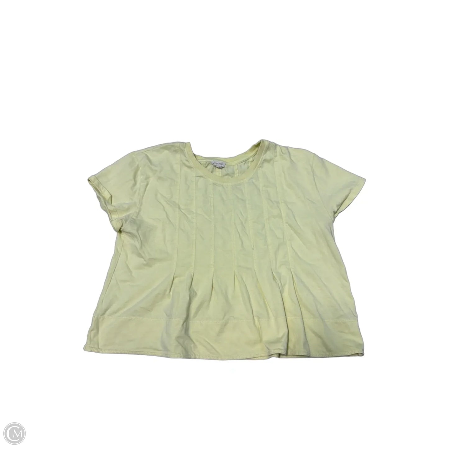 Top Short Sleeve By Pilcro In Yellow, Size: M