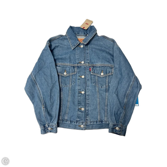 New! Jacket Denim By Levis In Blue Denim, Size: M