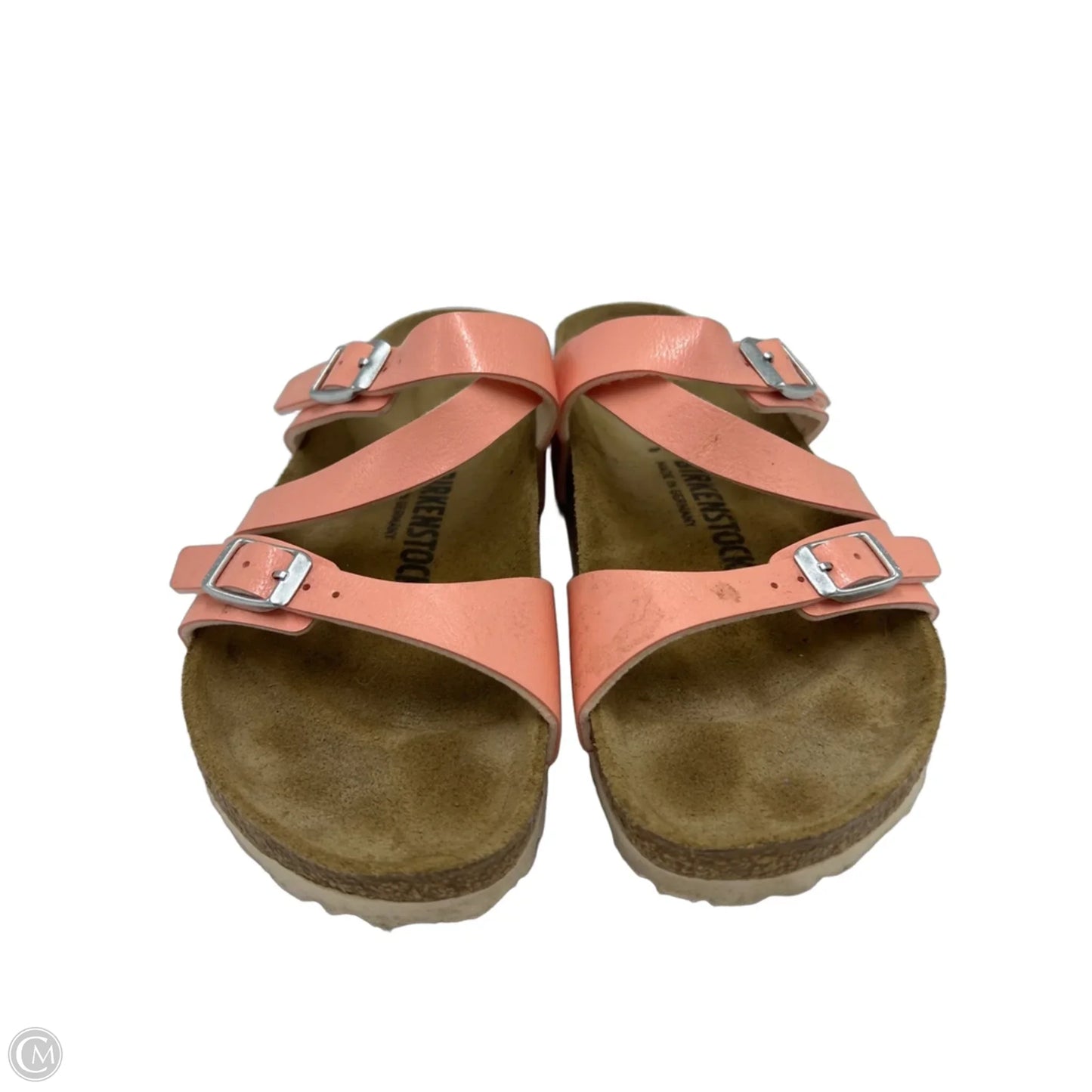 Sandals Designer By Birkenstock In Pink, Size: 7