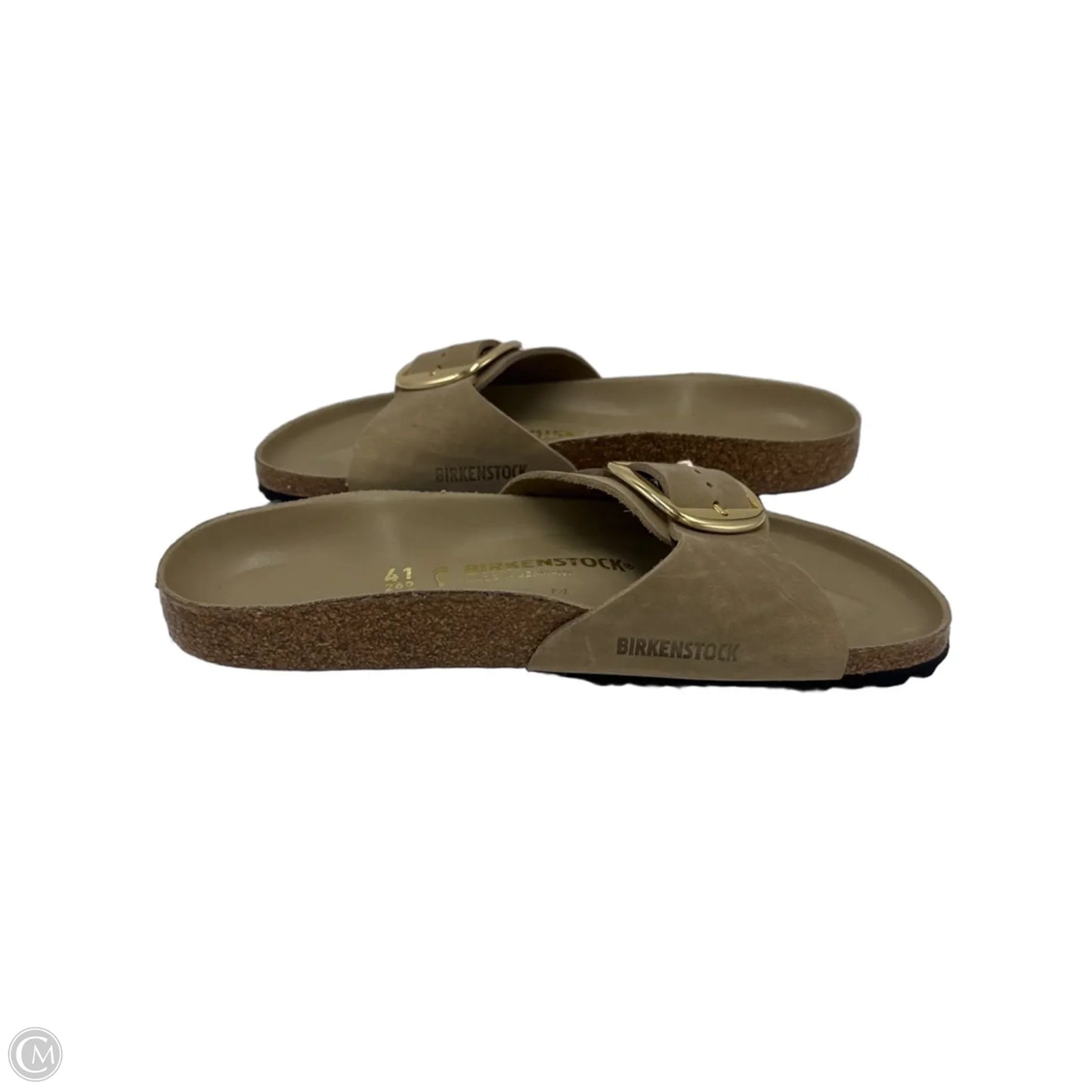 Sandals Designer By Birkenstock In Taupe, Size: 10