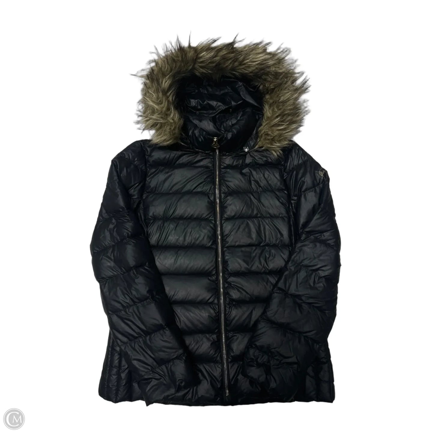 Coat Designer By Michael Kors In Black, Size: M