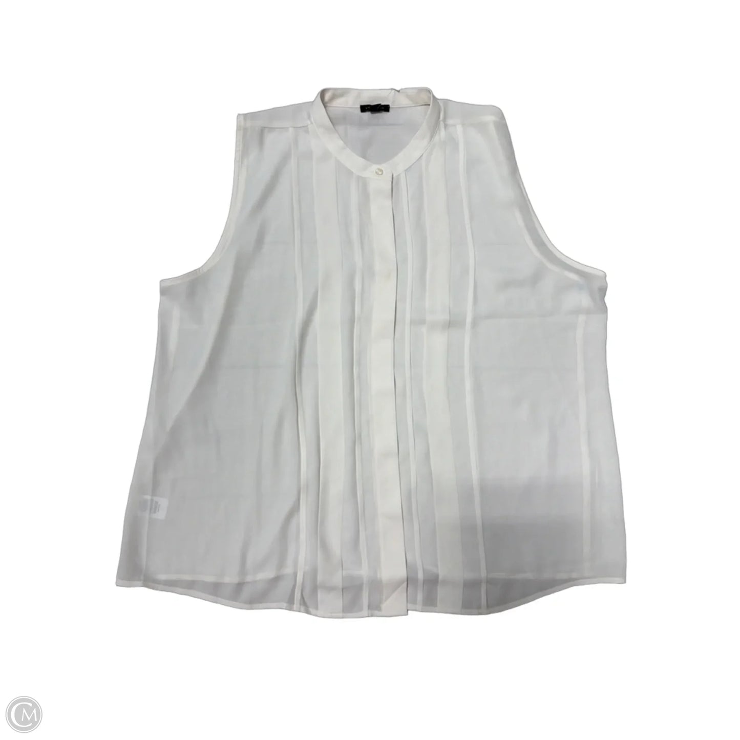 New! Top Sleeveless By Ann Taylor In Cream, Size: Xl