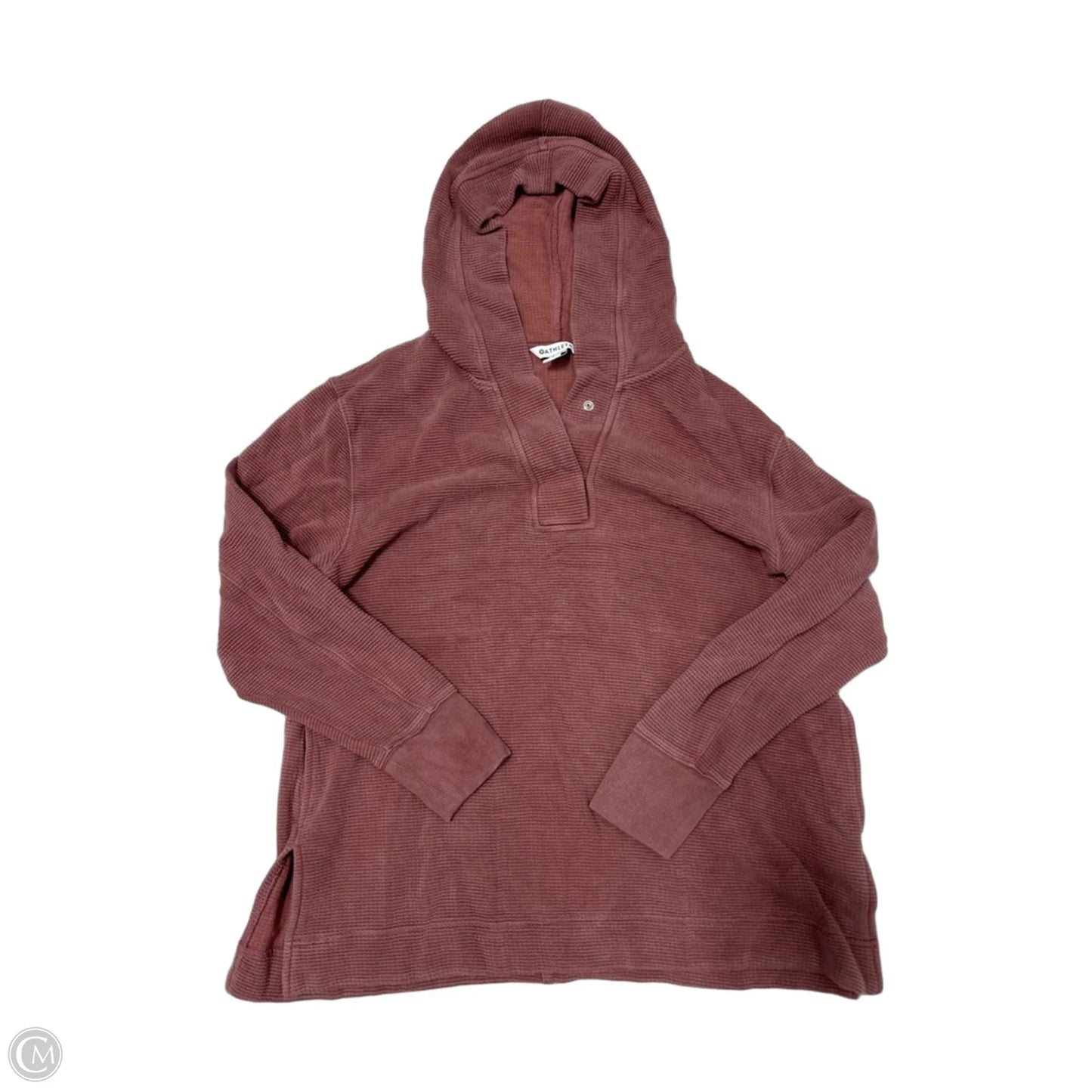 Sweatshirt Hoodie By Athleta In Pink, Size: S
