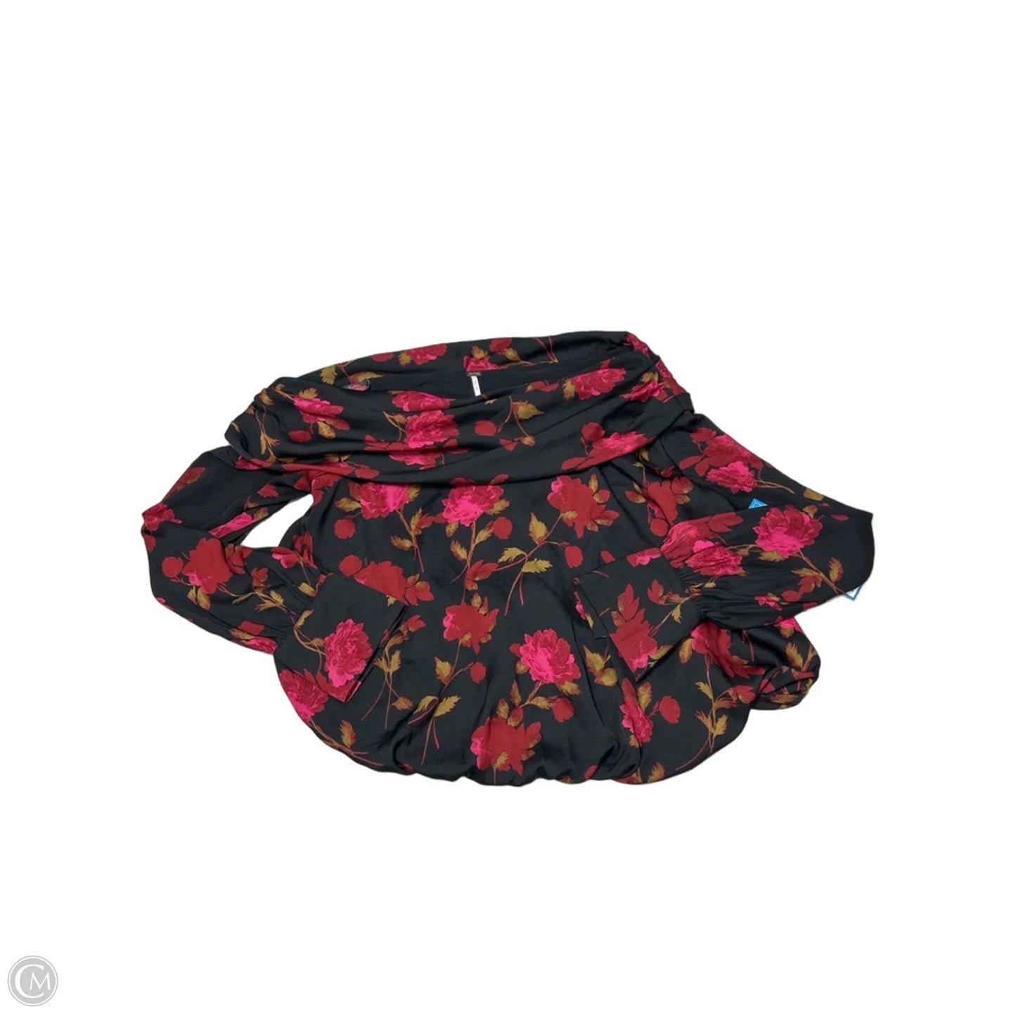 Top Long Sleeve By Free People In Floral Print, Size: L