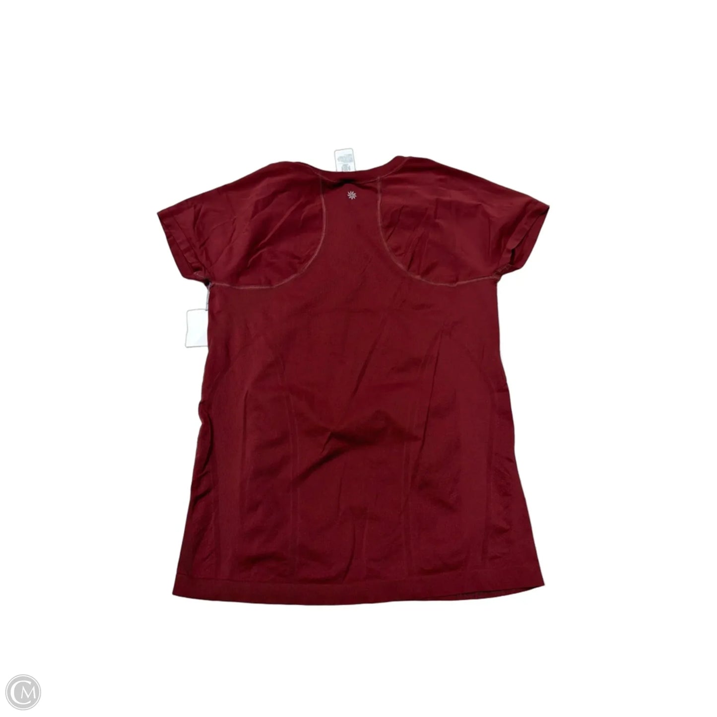 Athletic Top Short Sleeve By Athleta In Orange, Size: L