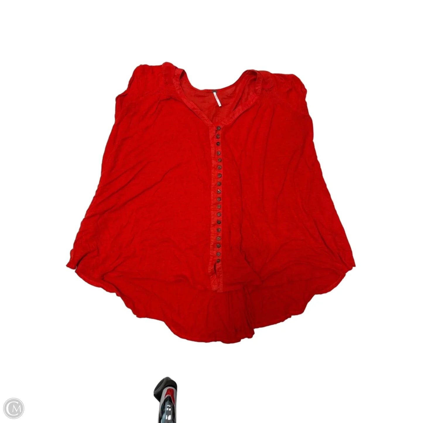 Top Sleeveless By Free People In Red, Size: L