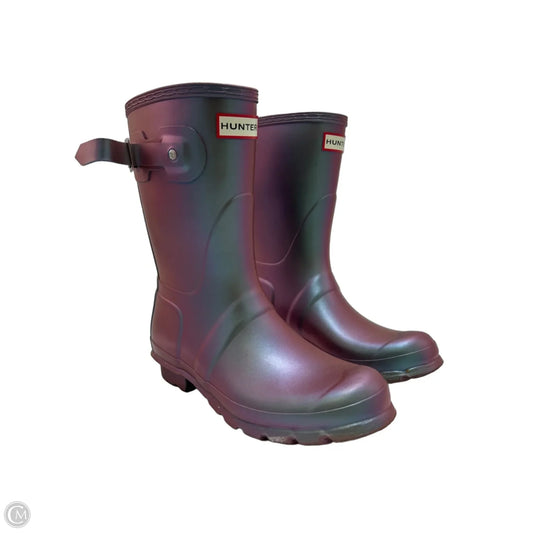 Boots Designer By Hunter, Size: 7