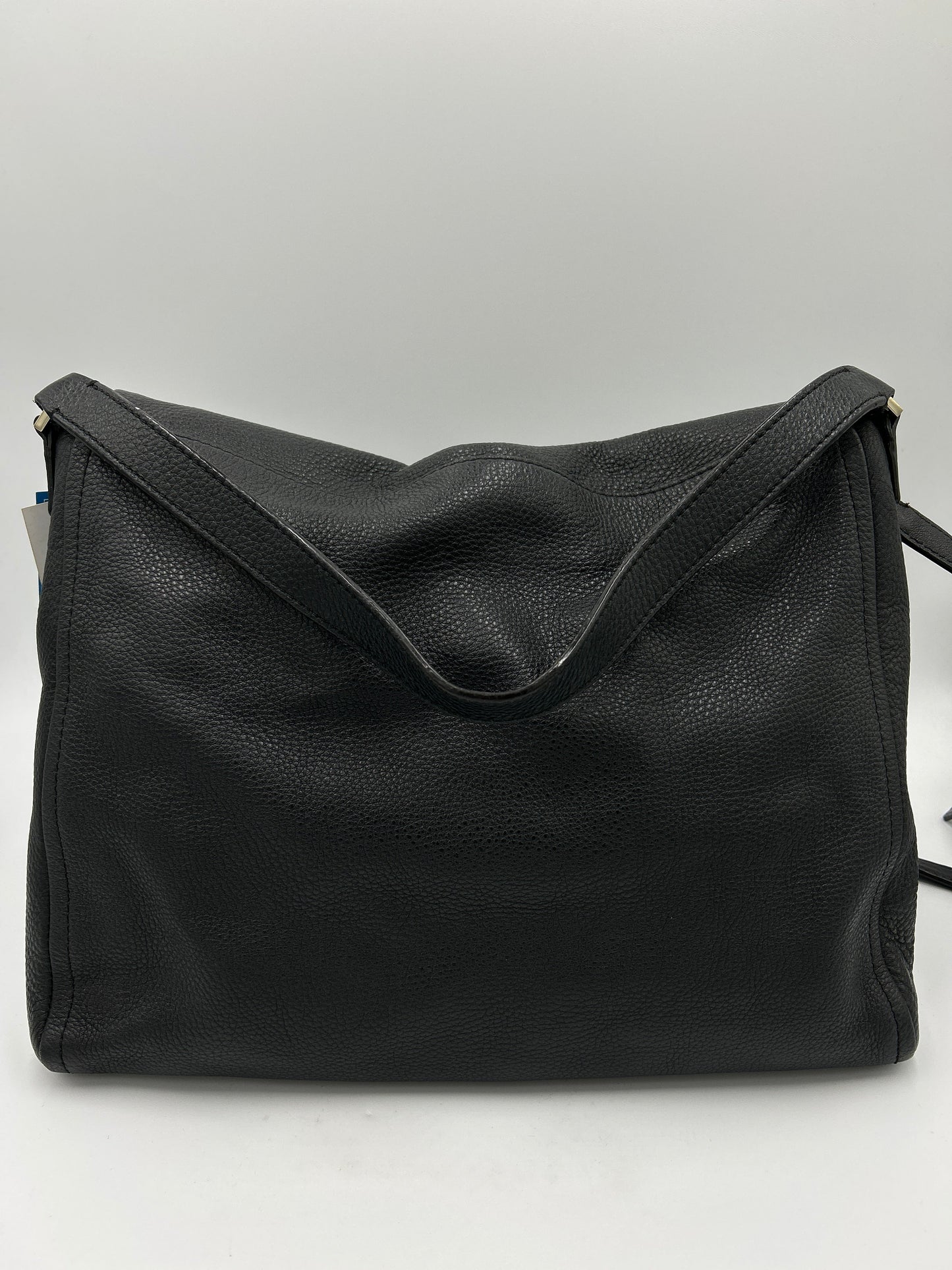 Foldover Leather Handbag By Kate Spade