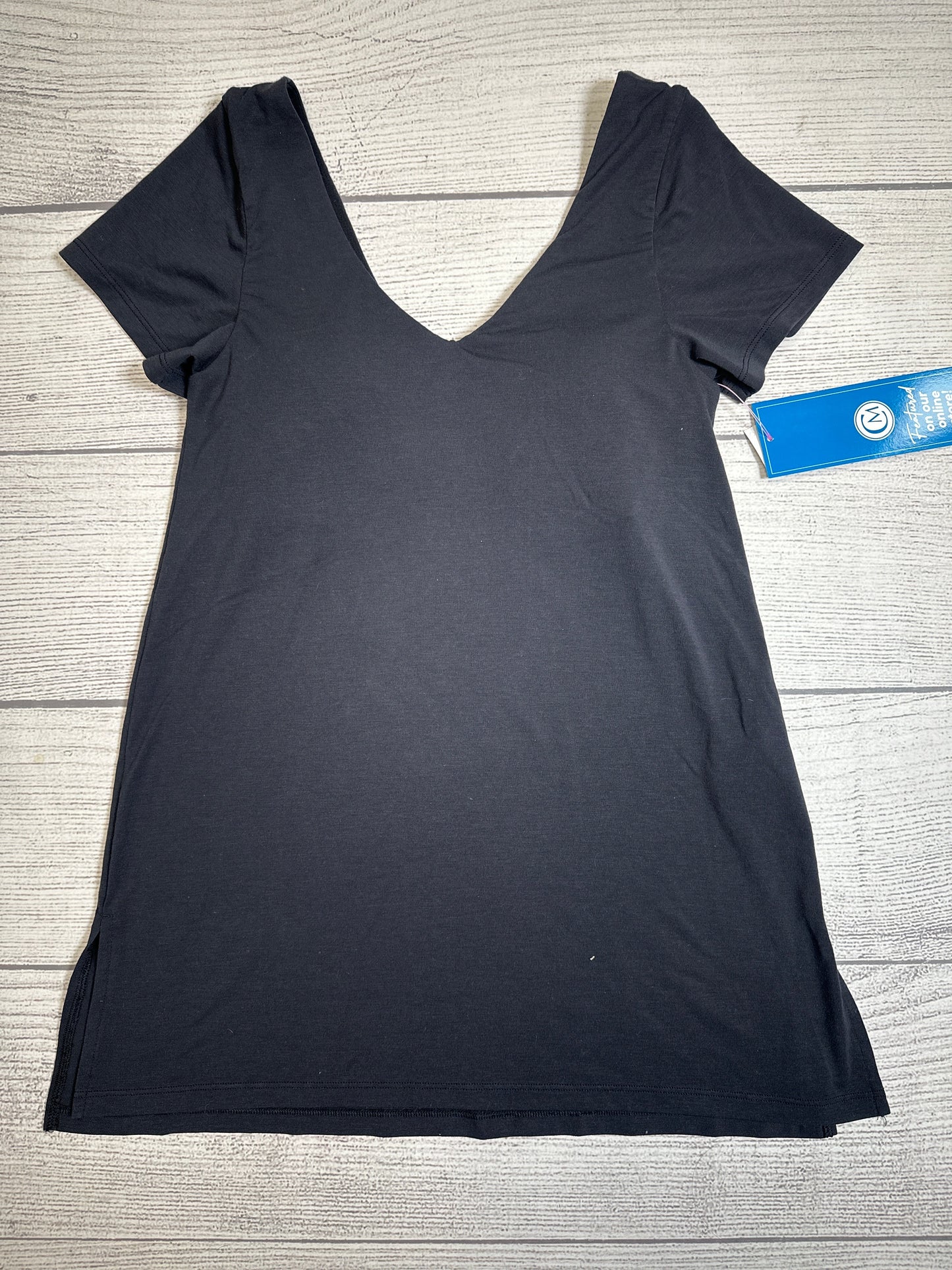 Athletic Top Short Sleeve By Athleta In Black, Size: Xs