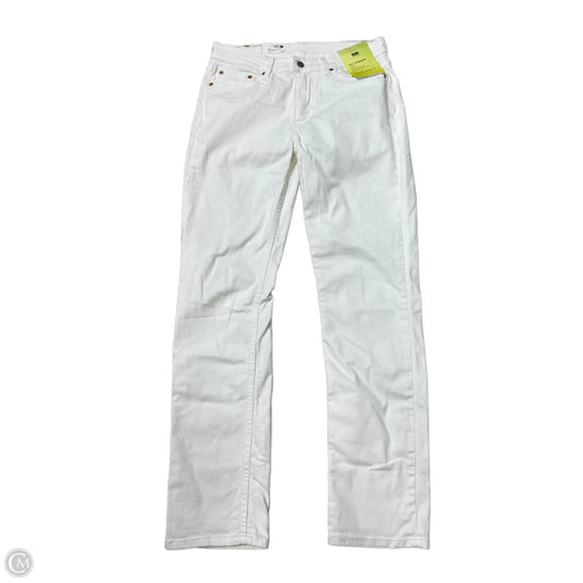 New! 514 Straight By Levis In White, Size: 10