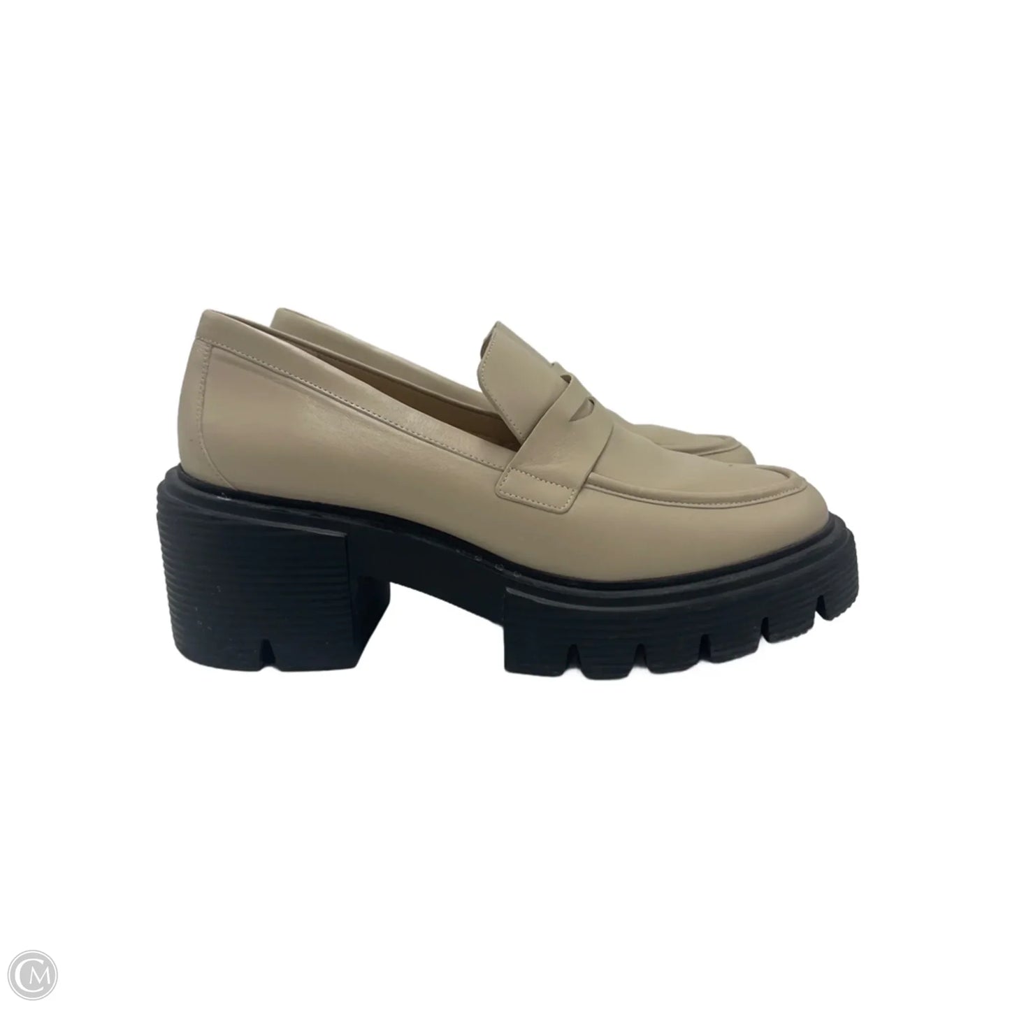 Shoes Designer By Stuart Weitzman In Tan, Size: 9