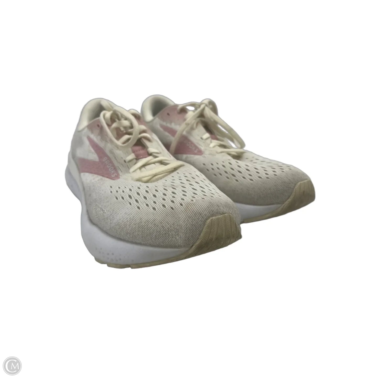 Shoes Athletic By Brooks In Pink & White, Size: 11