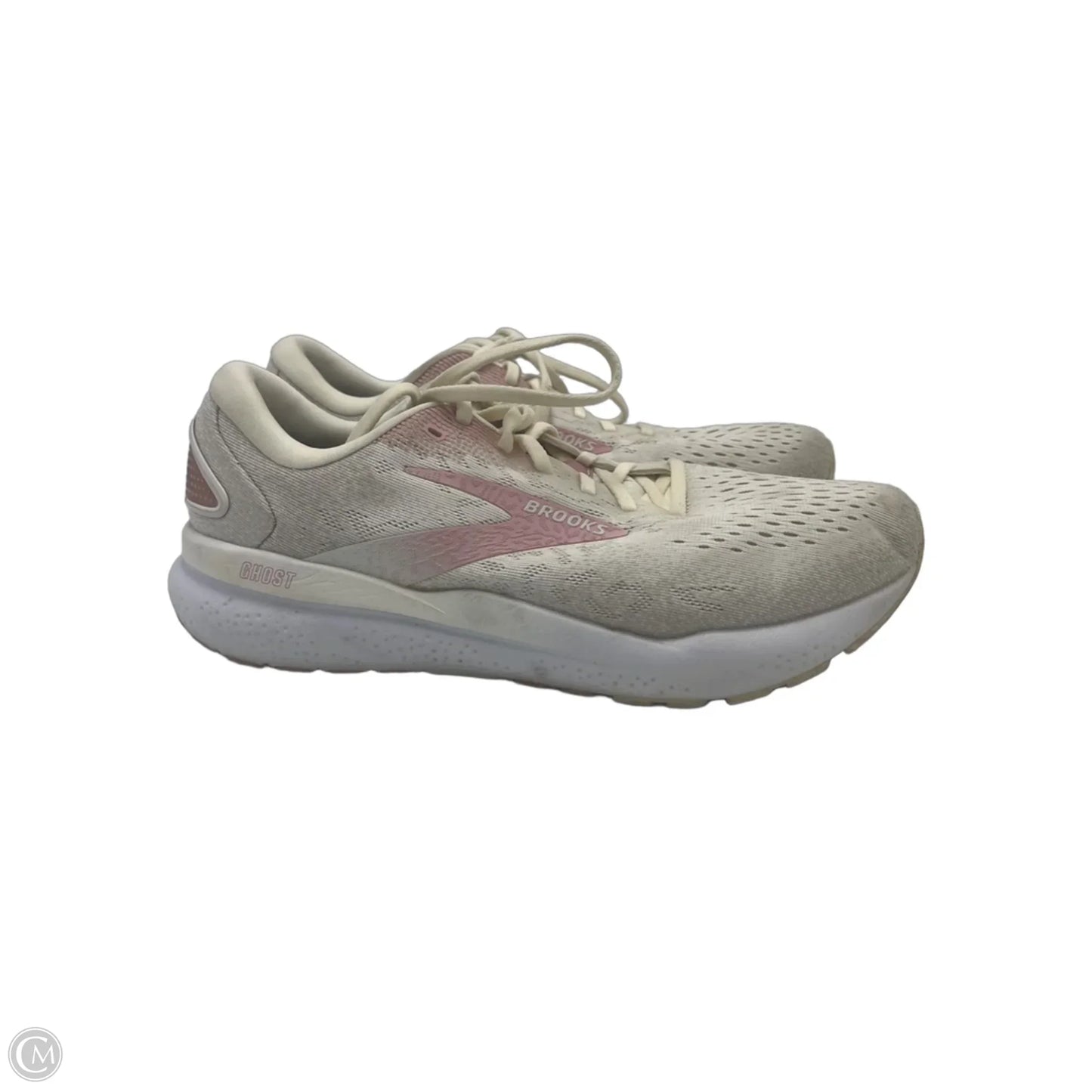 Shoes Athletic By Brooks In Pink & White, Size: 11