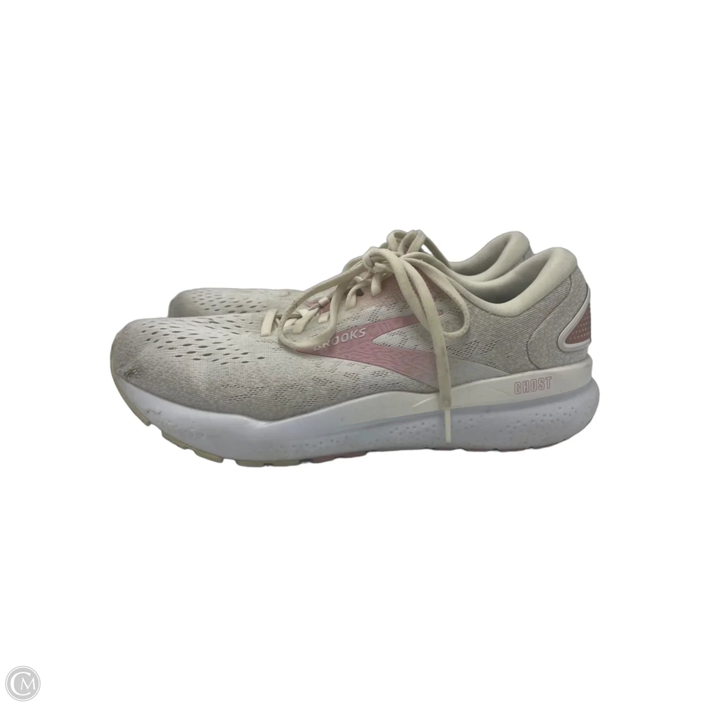 Shoes Athletic By Brooks In Pink & White, Size: 11