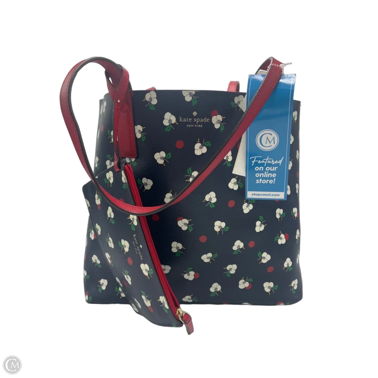 Handbag / Tote with Matching Pouchette Designer By Kate Spade