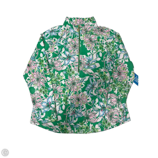 Top Long Sleeve Designer By Lilly Pulitzer In Green, Size: Xl