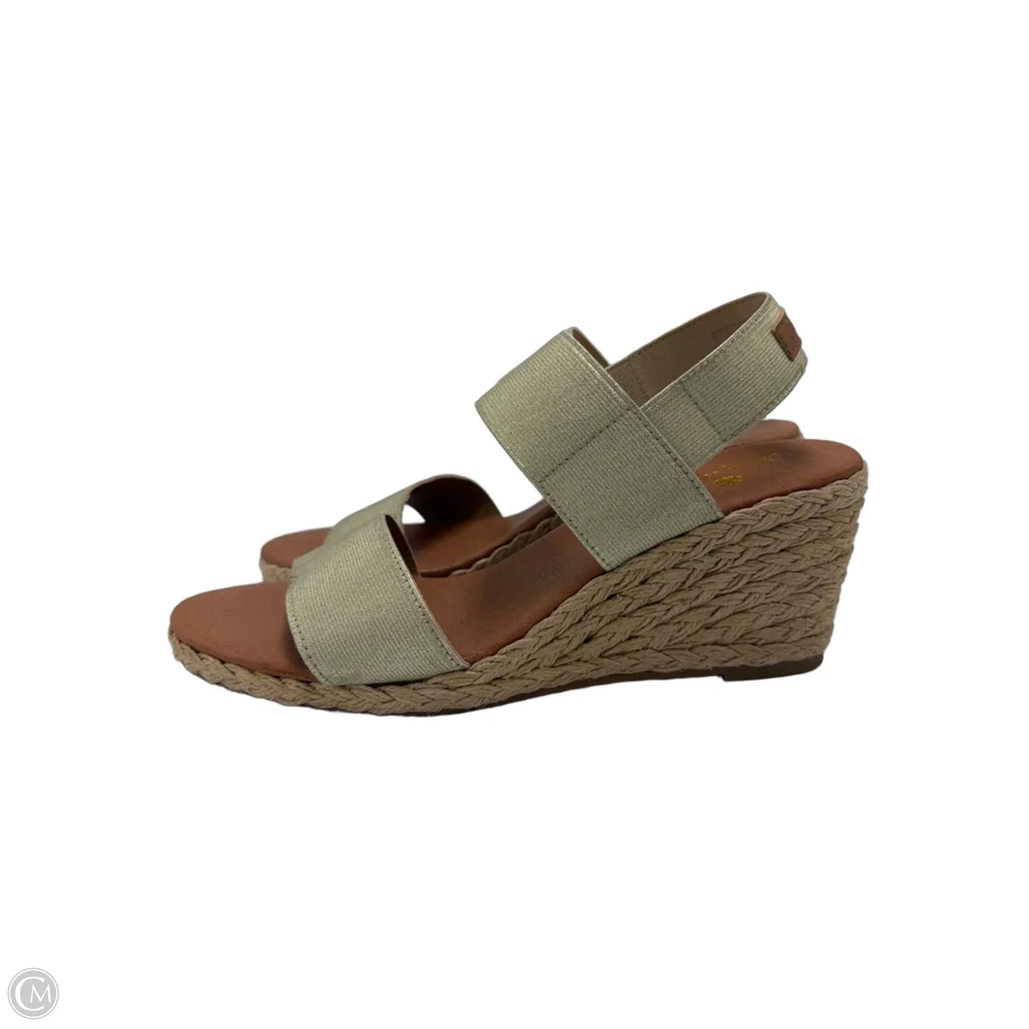 Shoes Heels Wedge By Tommy Bahama In Tan, Size: 8.5
