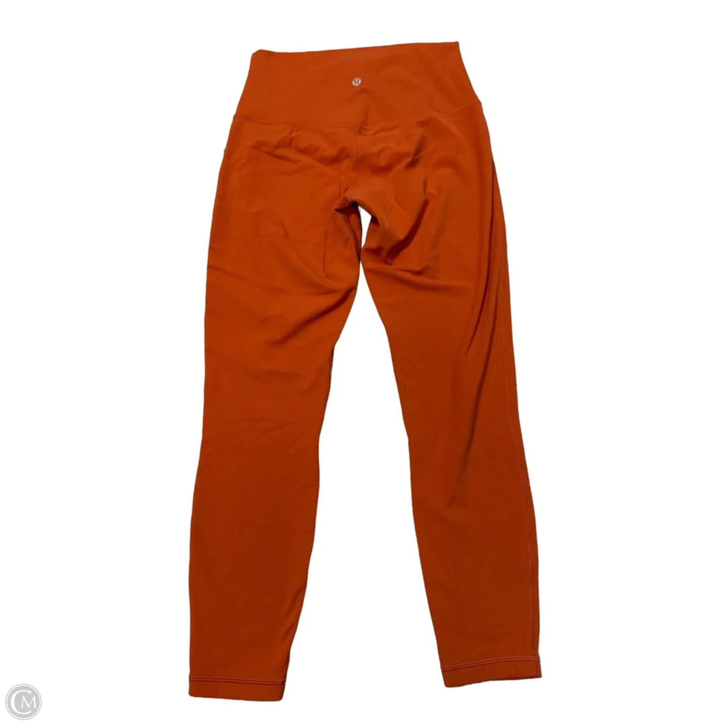 Athletic Leggings By Lululemon In Orange, Size: 8