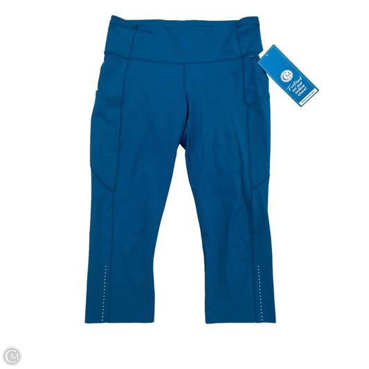Athletic Capris By Lululemon In Blue, Size: 10