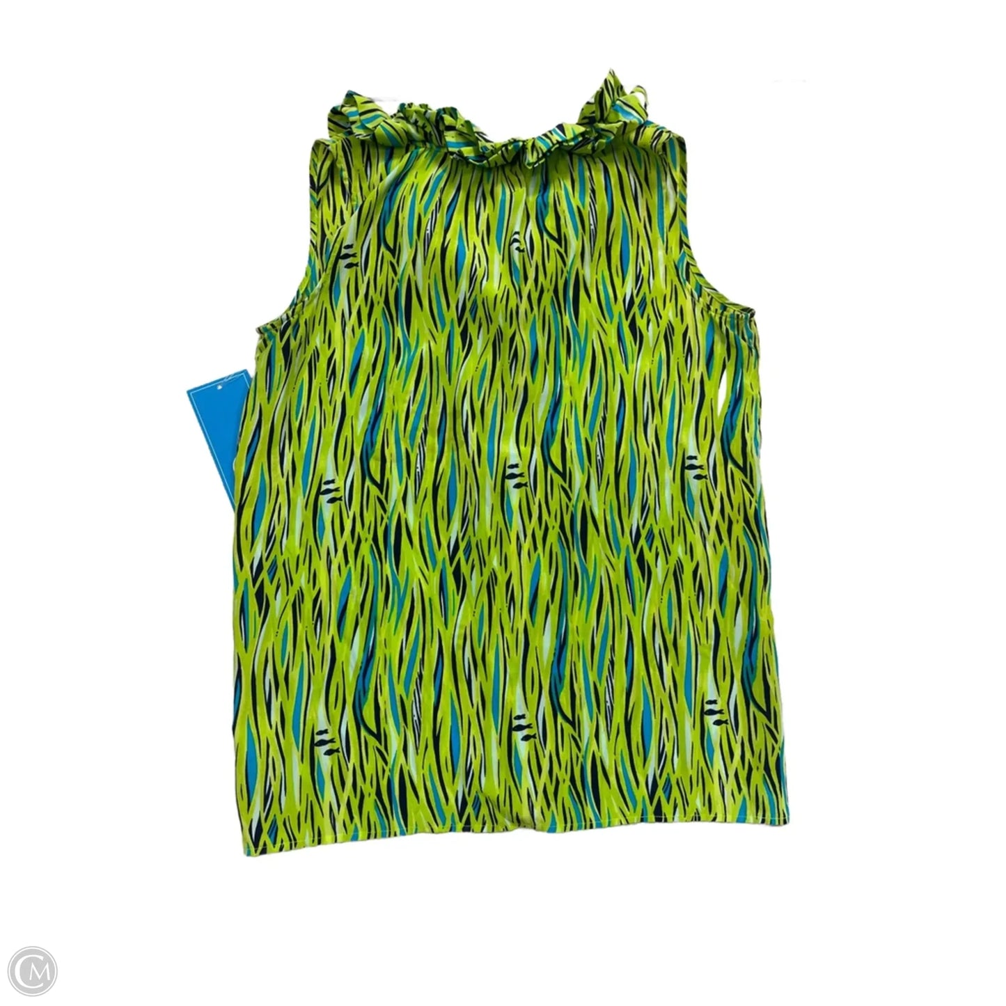 Top Sleeveless Designer By Lilly Pulitzer In Green, Size: 0
