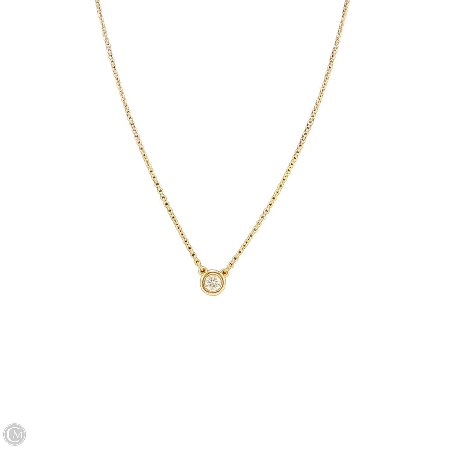 Tiffany & Company Elsa Peretti 18K w/ Diamond Luxury Necklace