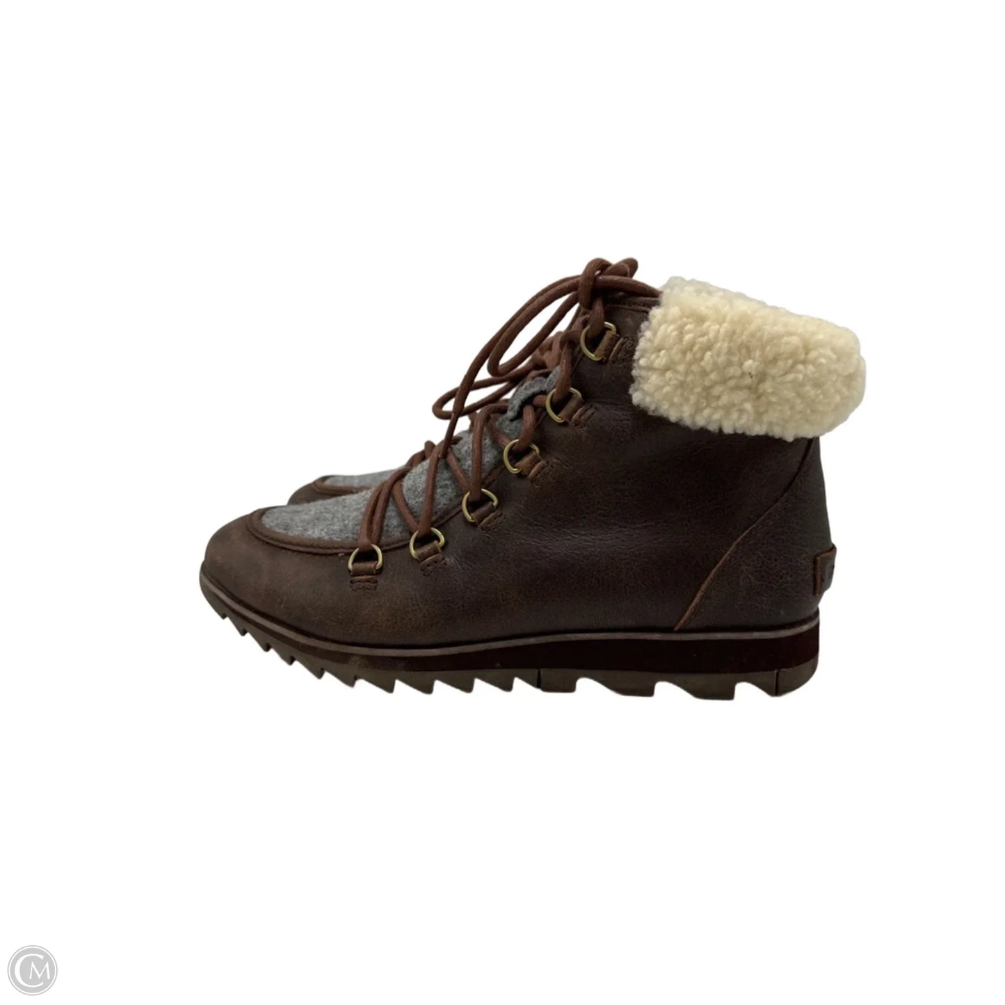 Boots Ankle Flats By Sorel In Brown, Size: 9