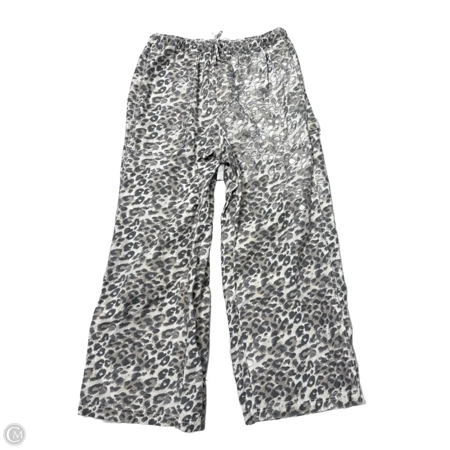 Pants Wide Leg By Aerie In Animal Print, Size: L