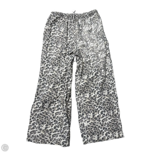 Pants Wide Leg By Aerie In Animal Print, Size: L