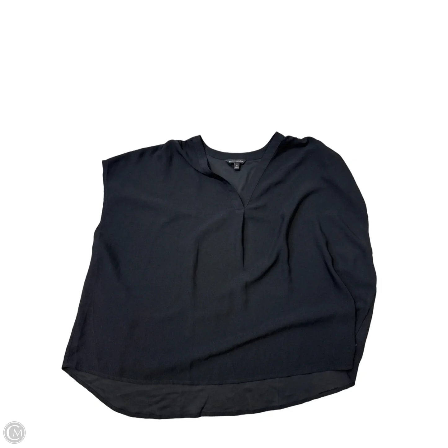 Top Short Sleeve By Banana Republic In Black, Size: 3x