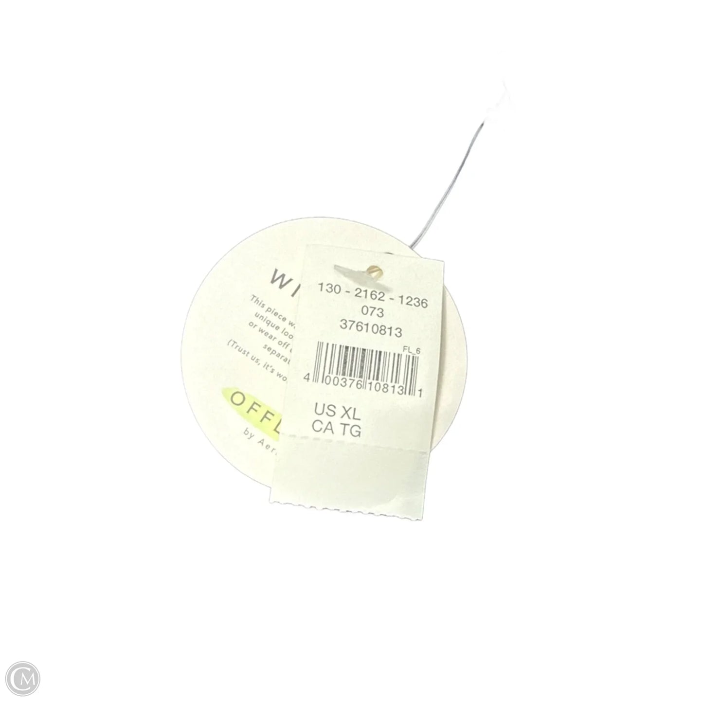 Athletic Top Long Sleeve Collar By Offline By Aerie In Black, Size: Xl