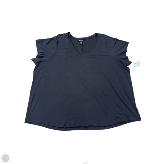 Athletic Top Short Sleeve By Athleta In Black, Size: 3x