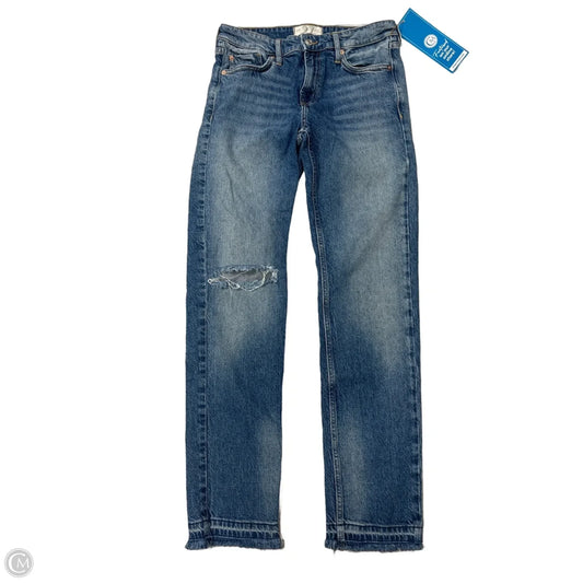 Jeans Straight By We The Free In Blue Denim, Size: 4
