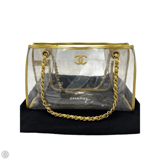 Chanel Naked Shopping Tote Luxury Handbag