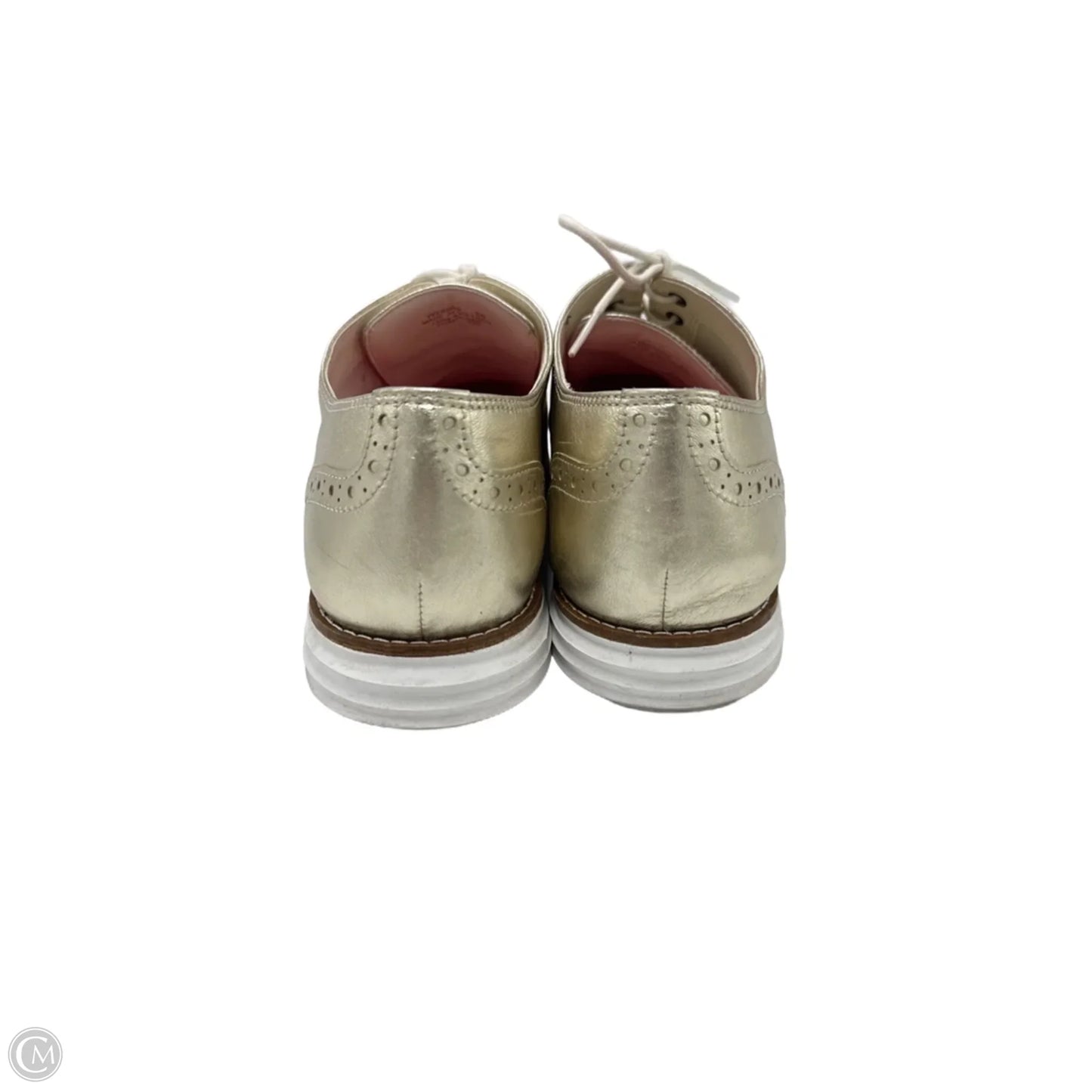 Shoes Designer By Cole-haan In Gold, Size: 9