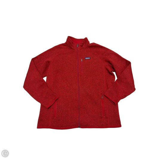 Jacket Fleece By Patagonia In Red, Size: Xxl