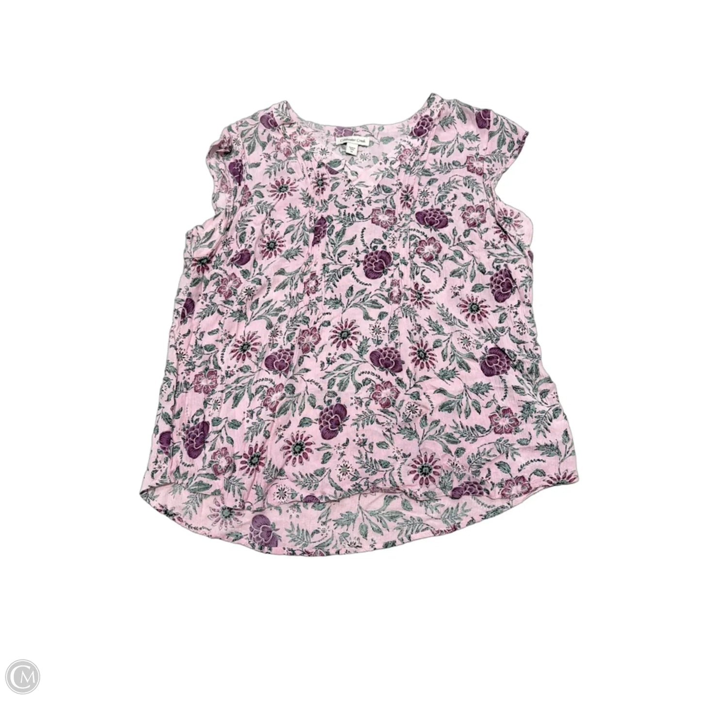 Top Sleeveless By Coldwater Creek In Pink, Size: 1x