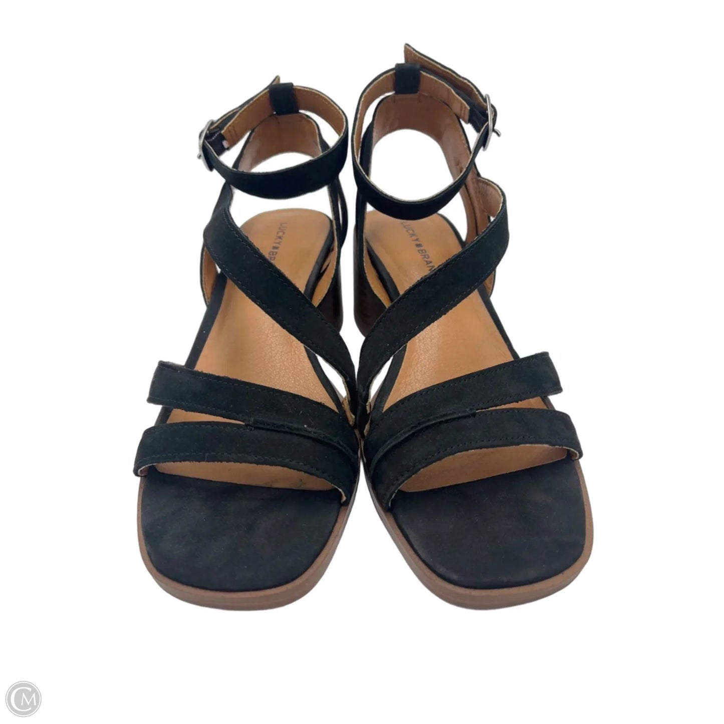 Shoes Heels Block By Lucky Brand In Black, Size: 7