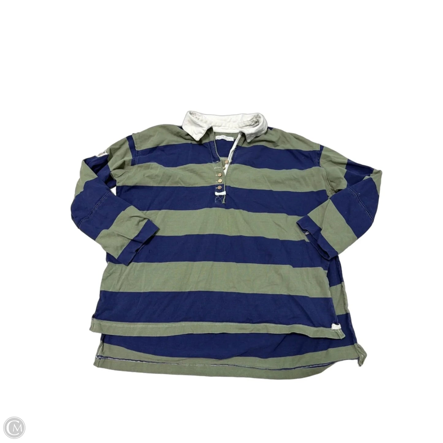 Top 3/4 Sleeve By We The Free In Striped Pattern, Size: S