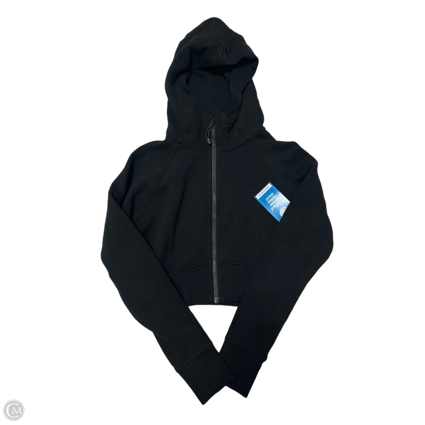 Athletic Jacket By Lululemon In Black, Size: Xs