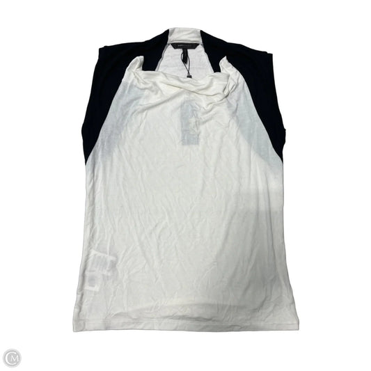 New! Top Sleeveless By Bcbgmaxazria In Black & White, Size: M
