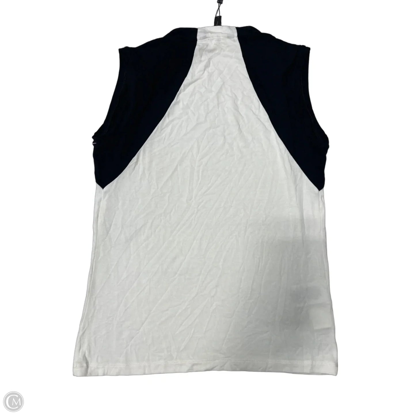 New! Top Sleeveless By Bcbgmaxazria In Black & White, Size: M