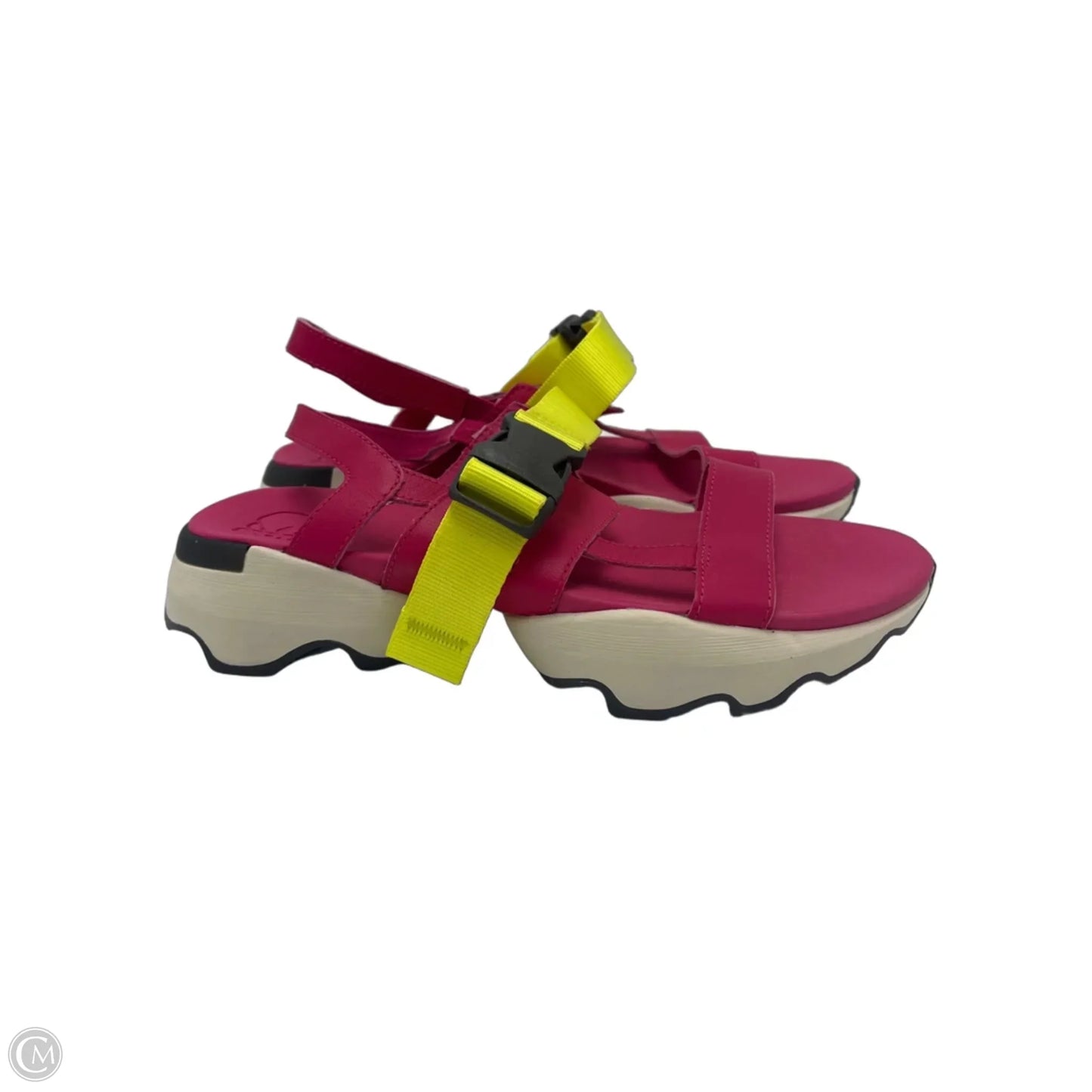 Sandals Designer By Sorel In Pink, Size: 9.5