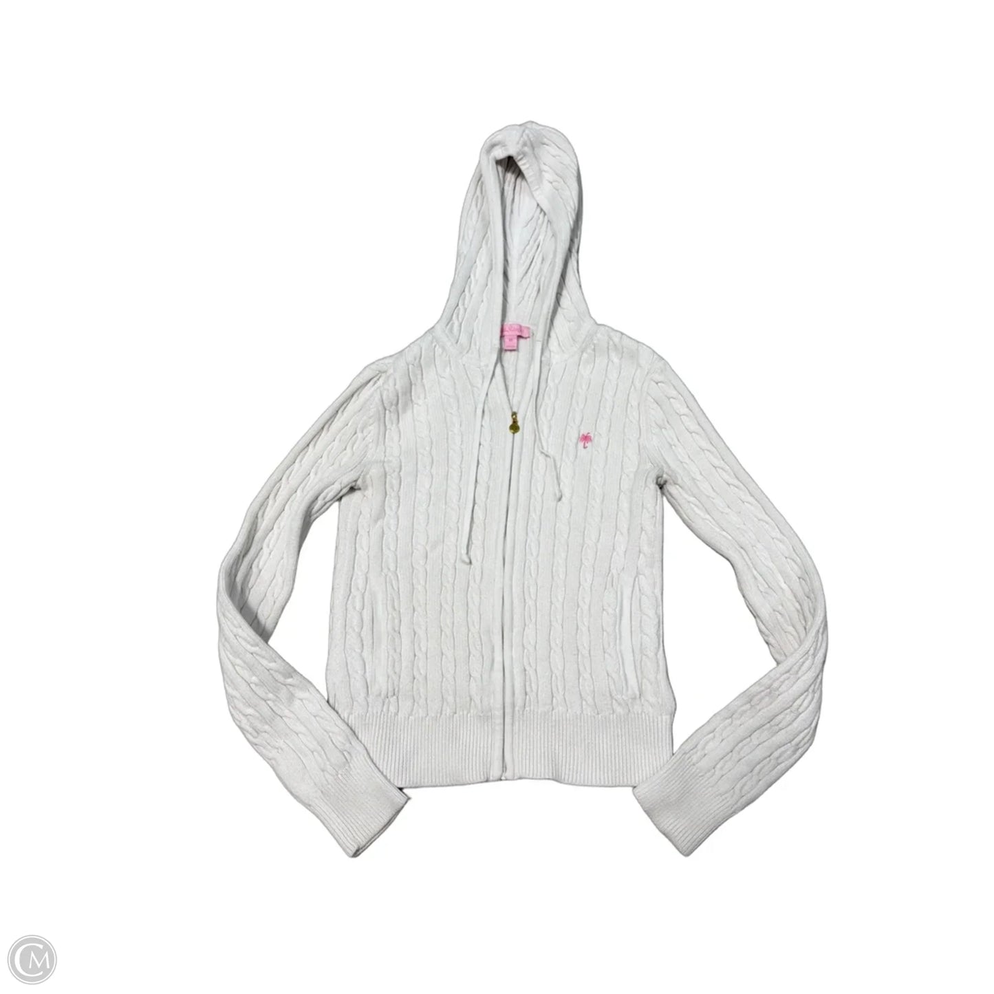 Sweater Cardigan Designer By Lilly Pulitzer In White, Size: Xs