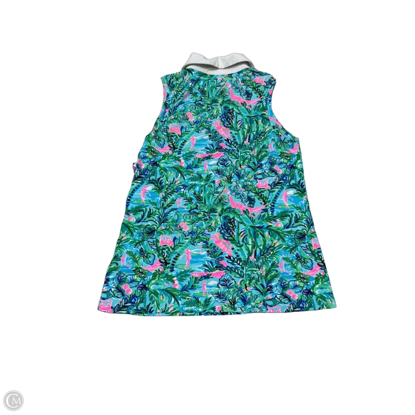 Top Sleeveless Designer By Lilly Pulitzer In Green, Size: S