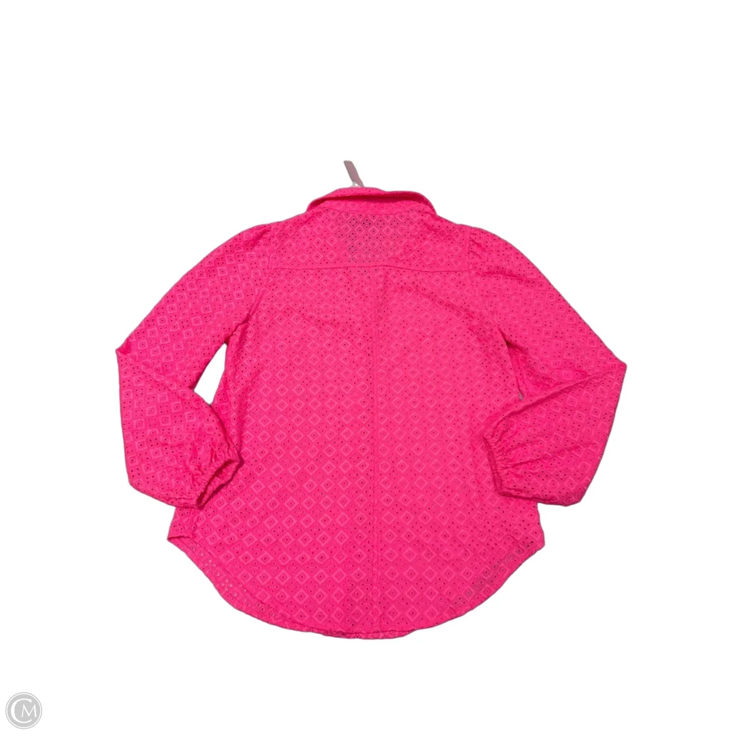 Top Long Sleeve Designer By Lilly Pulitzer In Pink, Size: M